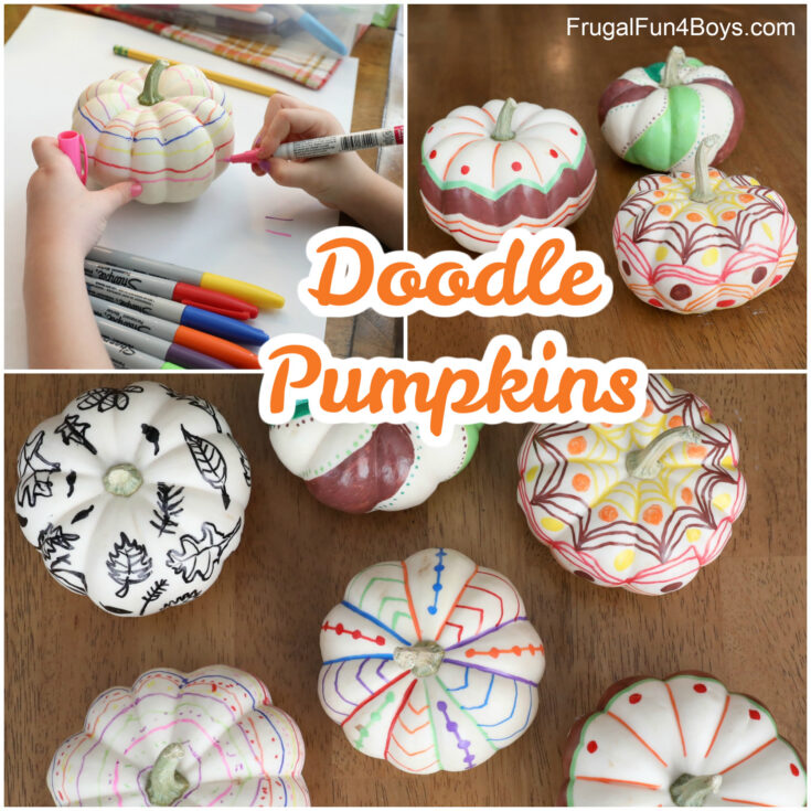 Image for Doodle Art Pumpkin Decorating Ideas