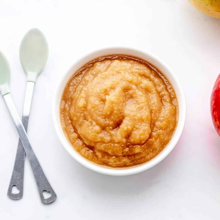 Image for How to Make Applesauce from Whole Apples {No Sugar}