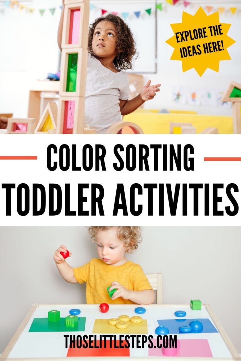 Fun Color Sorting Activities for Toddlers to Learn & Grow