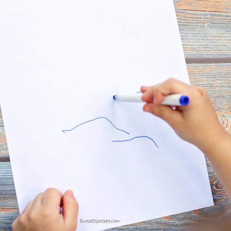 Scribble Monster Art for Toddlers | Easy No-Prep Craft