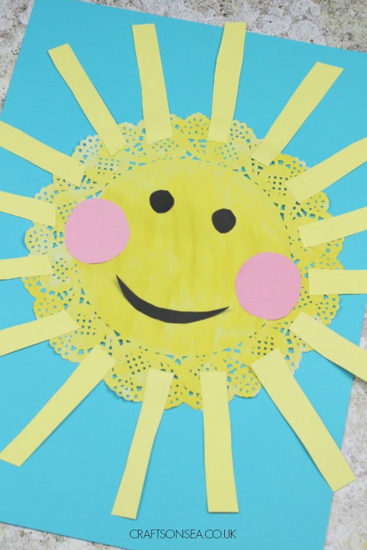 Image for Cute Doily Sun Craft for Kids