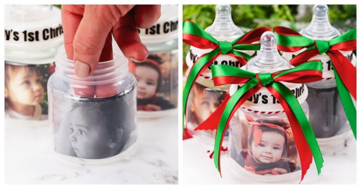 Image for Baby Bottle Photo Ornament