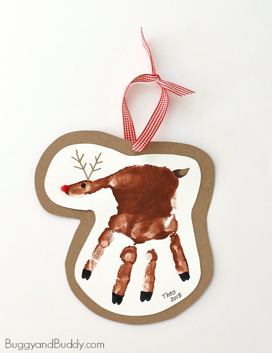 Image for Handprint Reindeer Ornament